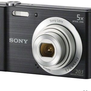 Sony Black Digital Camera Compact Design with 5x Optical Zoom